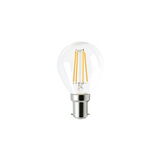 Fancy Round 4W LED B15 Clear Filament Globe - Cool Daylight