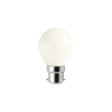 Fancy Round 4W LED B22 Opal Globe - Cool Daylight