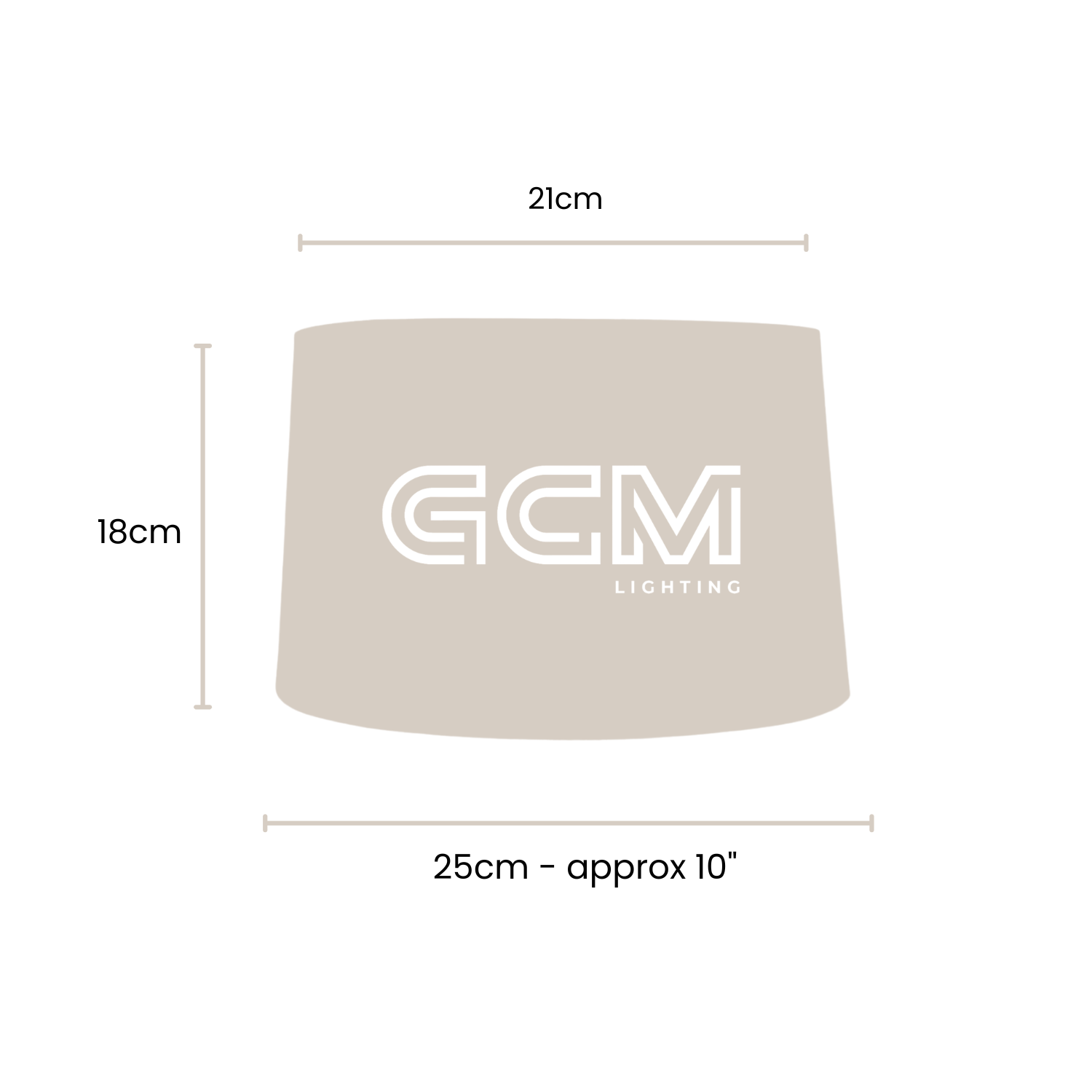 XSmall - Linen Drum - Lamp Shade