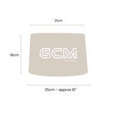 XSmall - Linen Drum - Lamp Shade