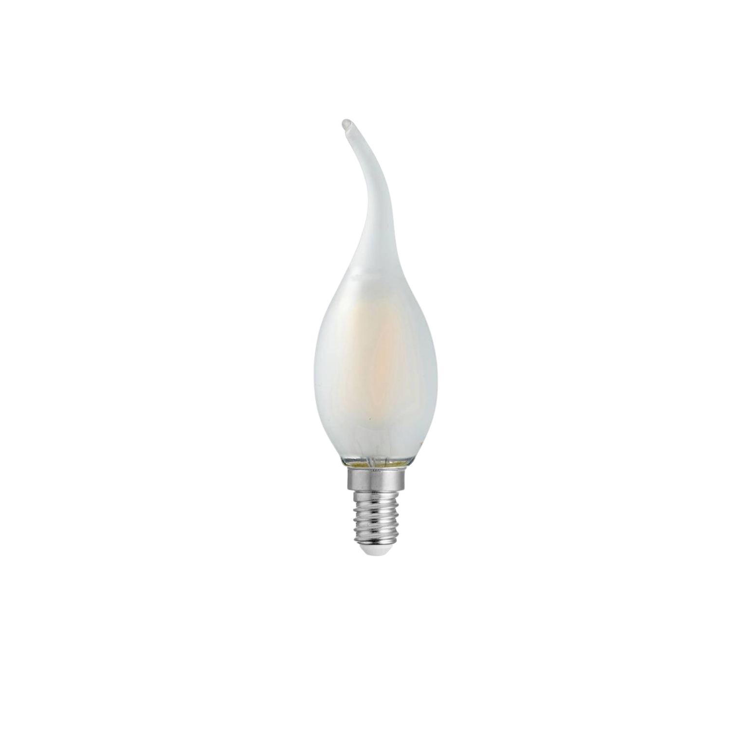 Candle E14 Flame Tip Globe - Frost - 4000K neutral white
