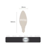 Candle E14 Globe - Clear - Neutral White 4000K - 4W