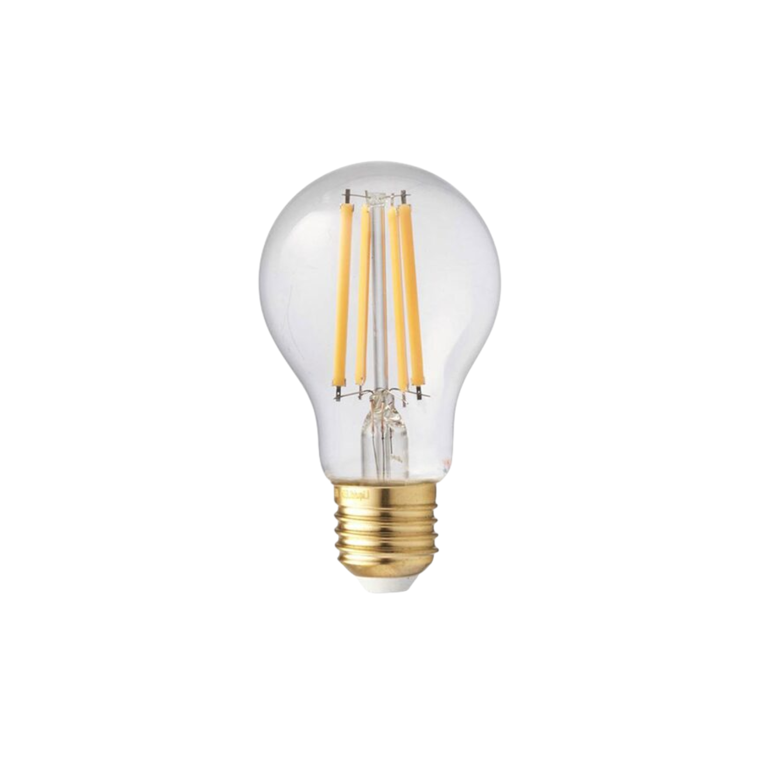 GLS A60 E27 Globe - Clear - Extra Warm White 2200K - 6.5W