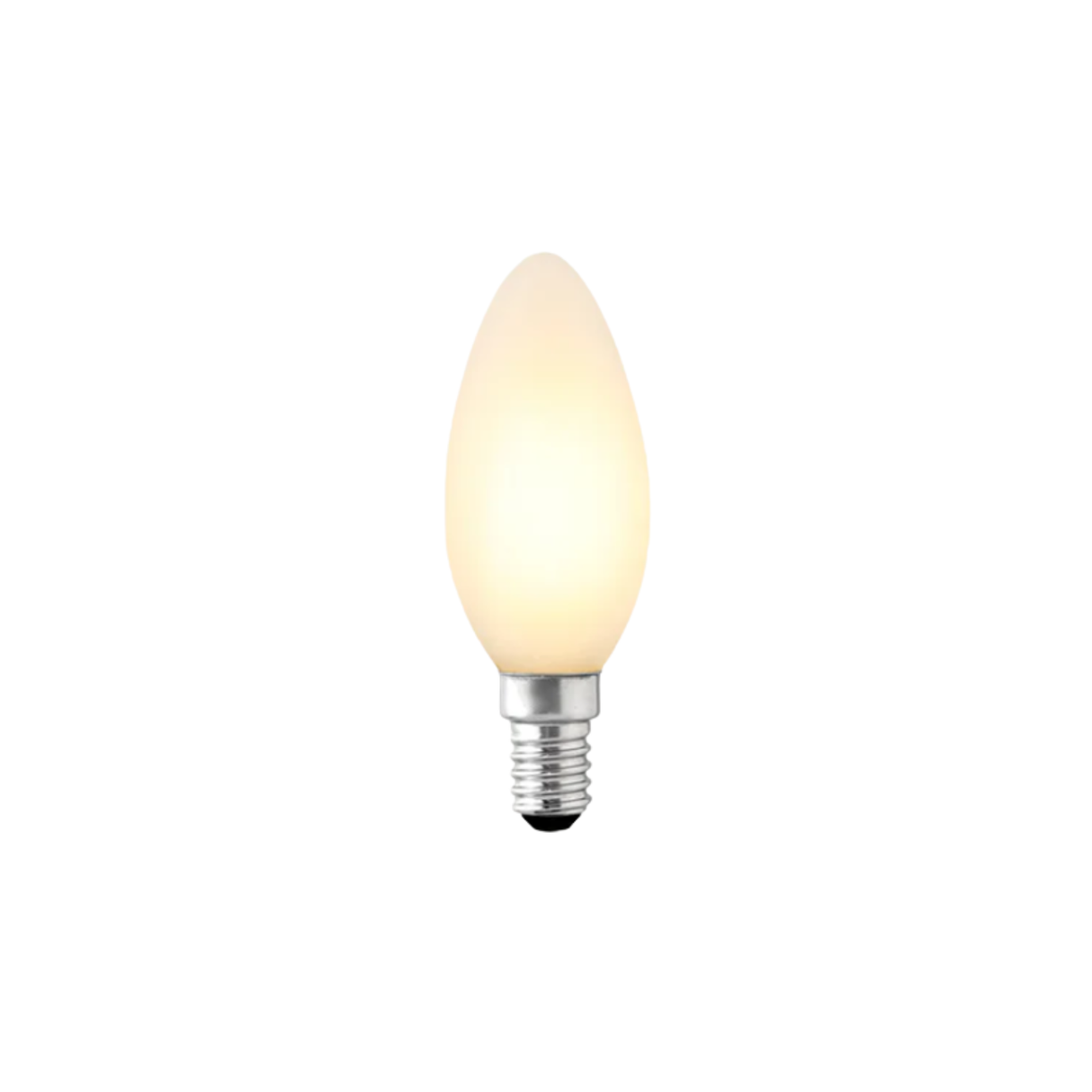 Candle E14 Globe - Porcelain - Warm White 2700K - 4.2W