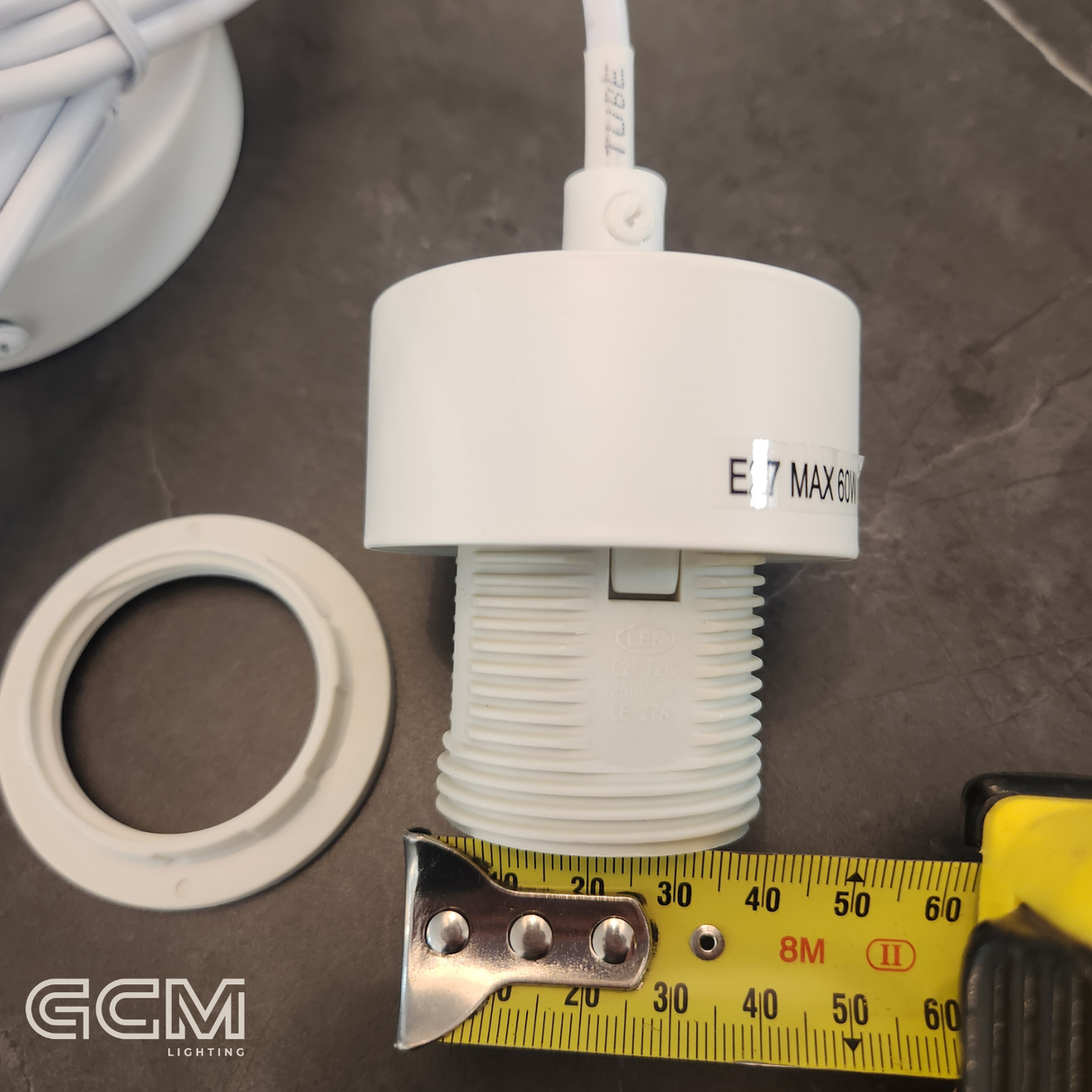 Suspension Kit White - E27 - 180cm