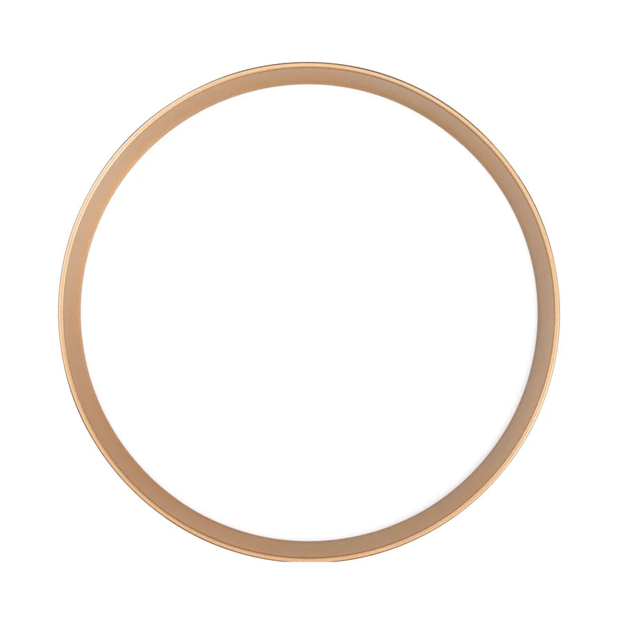 Auster White Oyster Light with Gold Accent Rim