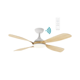 Hampton DC ceiling fan - Oak Timber finish
