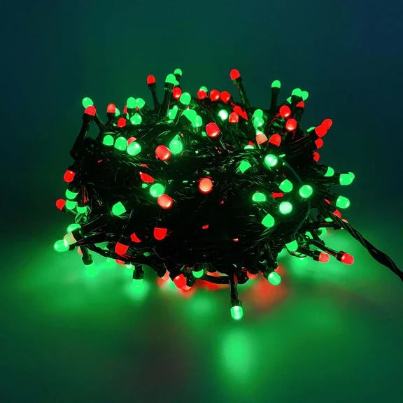 320 Frosted LED Connectable String Light - 6 Colour Options - Red+Green