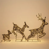 LED Reindeer Family Trio