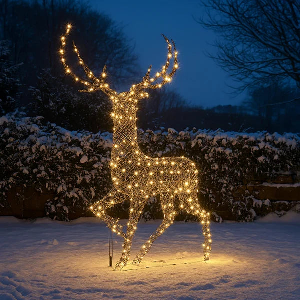 LED Classic Standing Reindeer