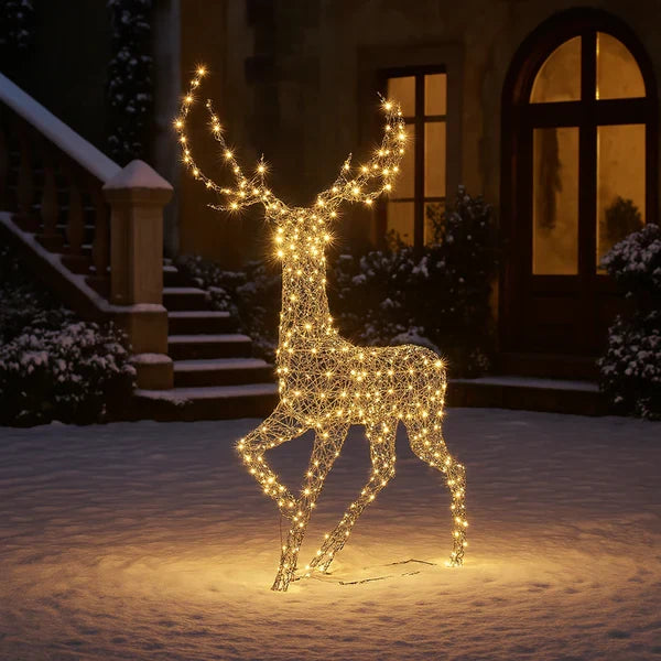 LED Classic Standing Reindeer