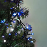 400 Sparkle LED Connectable String Light - Black Cable - Blue + White Flicker