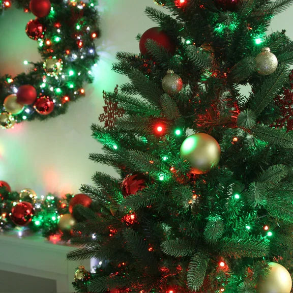 320 Frosted LED Connectable String Light - 6 Colour Options - Red+Green