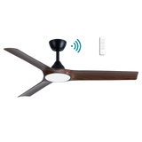 Alpine DC ceiling fan - Walnut Timber Finish