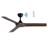 Alpine DC ceiling fan - Walnut Timber Finish