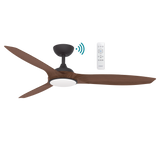 Newport DC 56″ Ceiling Fan - Timber Finish