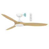 Newport DC 56″ Ceiling Fan - Timber Finish