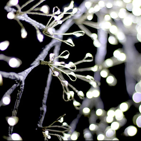 Starburst Snowflake Christmas Display Wall Light - Dual Colour