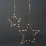 2D Outdoor Hanging Star Light Duo