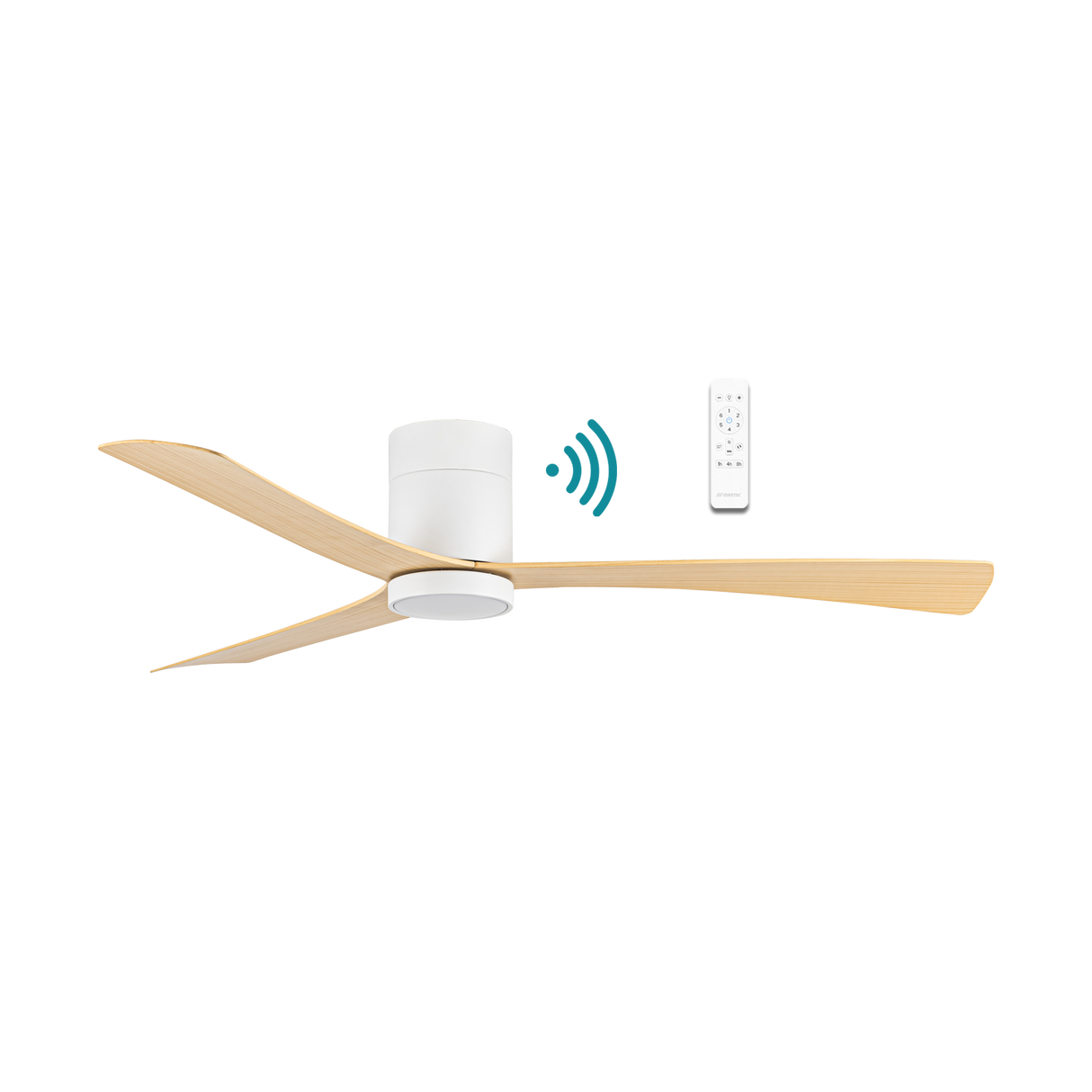 Metro DC ceiling fan - Oak Timber Finish