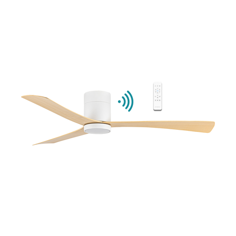Metro DC ceiling fan - Oak Timber Finish