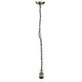 Vintage Chain Suspension Kit Antique Brass - E27 - 155cm