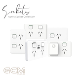 Iconic Socket Collection - Vivid White