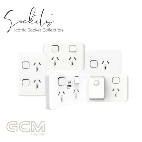 Iconic Socket Collection - Vivid White