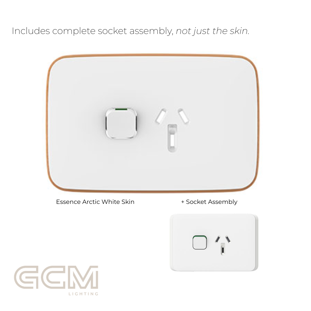 Iconic Socket Collection - Essence Arctic White