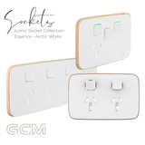 Iconic Socket Collection - Essence Arctic White