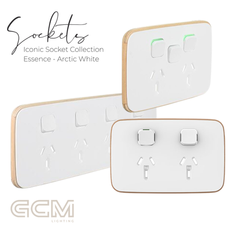 Iconic Socket Collection - Essence Arctic White