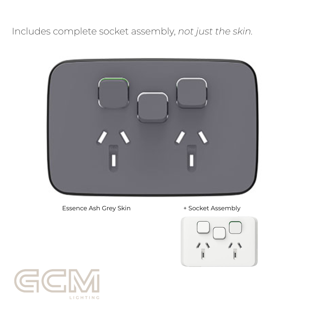 Iconic Socket Collection - Essence Ash Grey