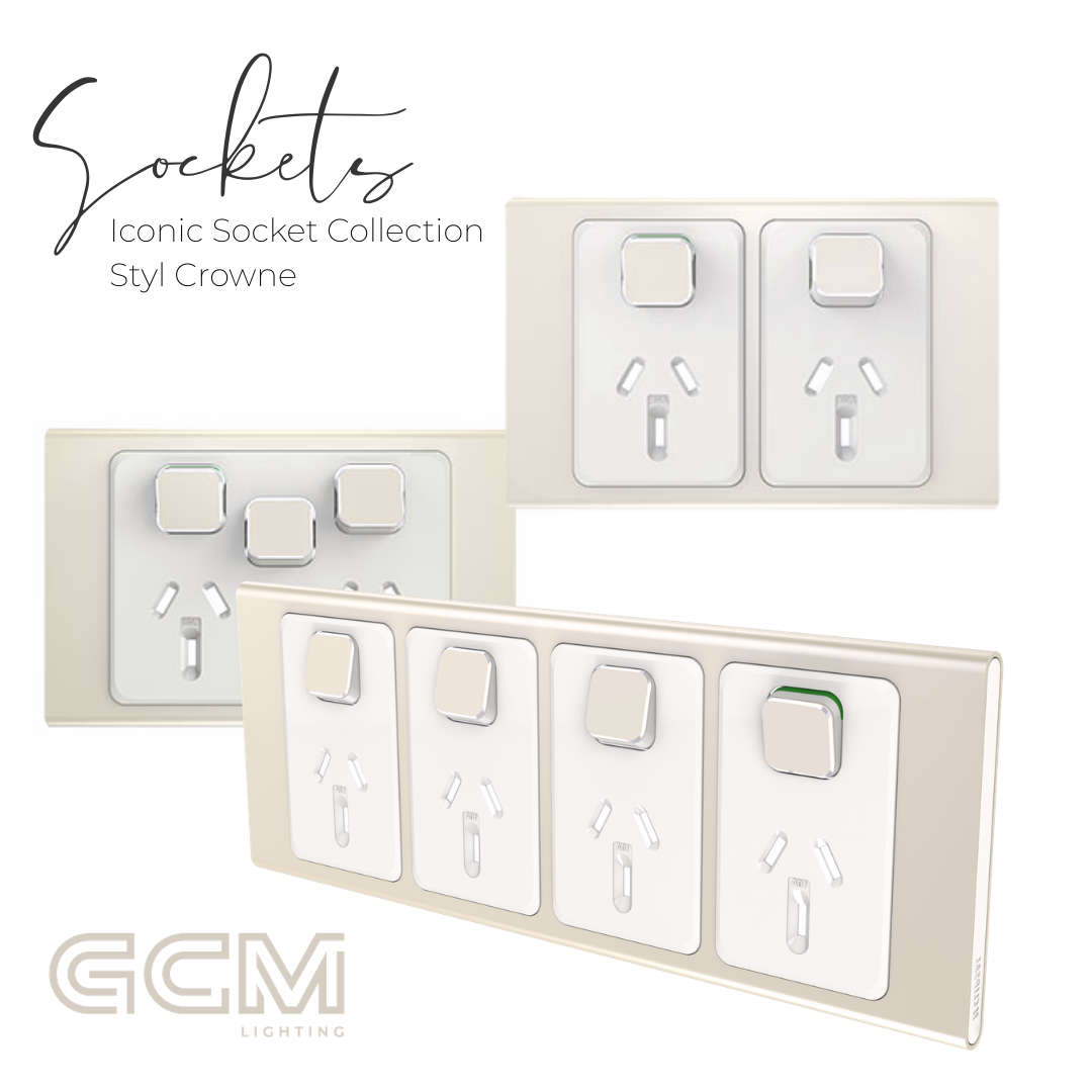Iconic Socket Collection - Styl Crowne