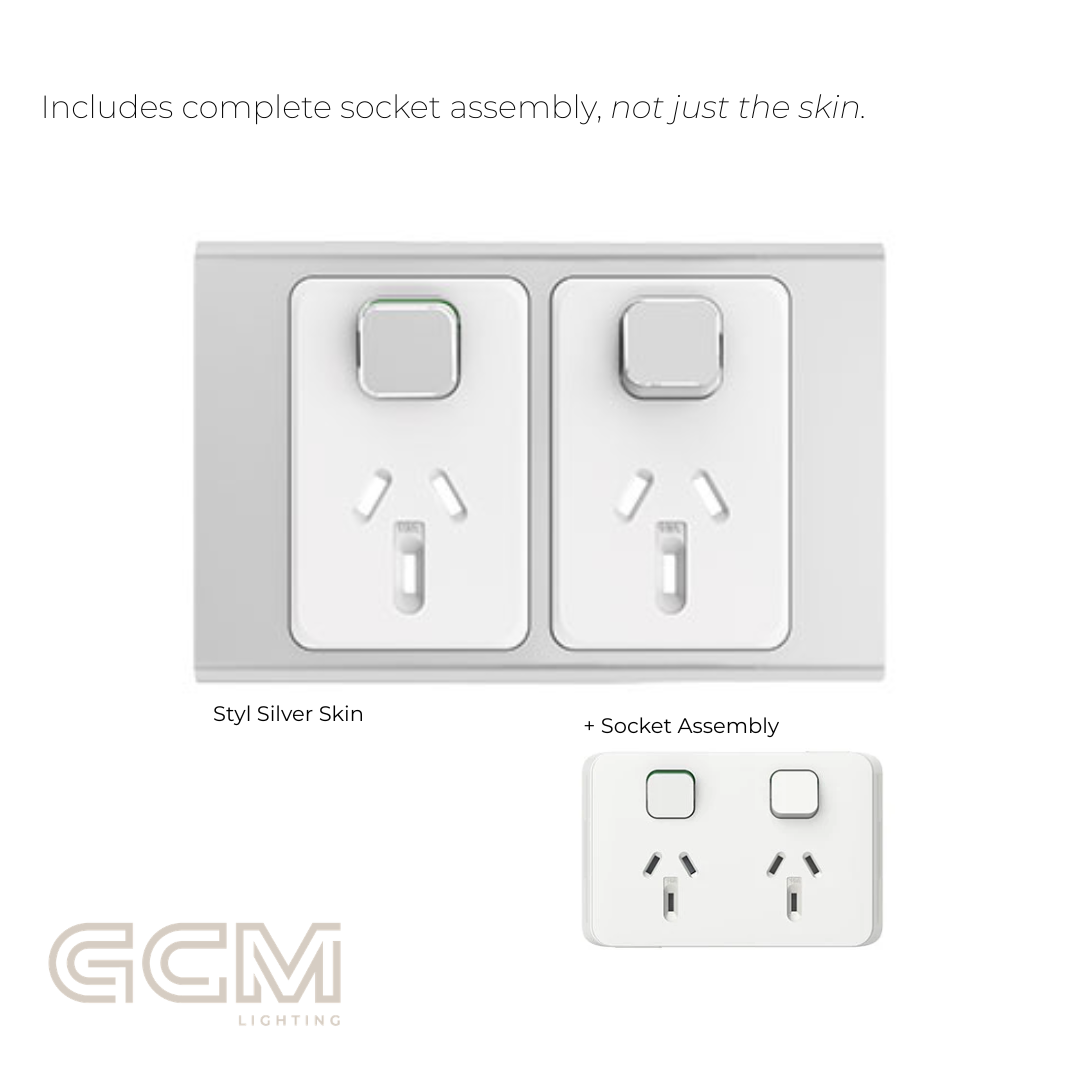 Iconic Socket Collection - Styl Silver