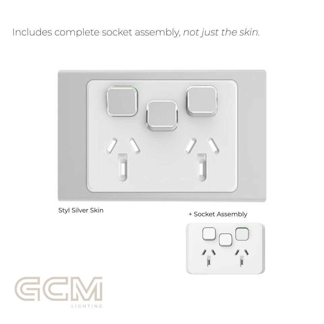 Iconic Socket Collection - Styl Silver
