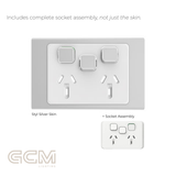 Iconic Socket Collection - Styl Silver