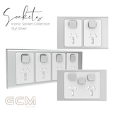 Iconic Socket Collection - Styl Silver