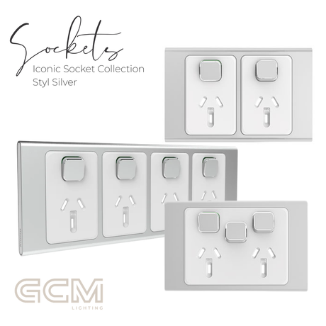 Iconic Socket Collection - Styl Silver