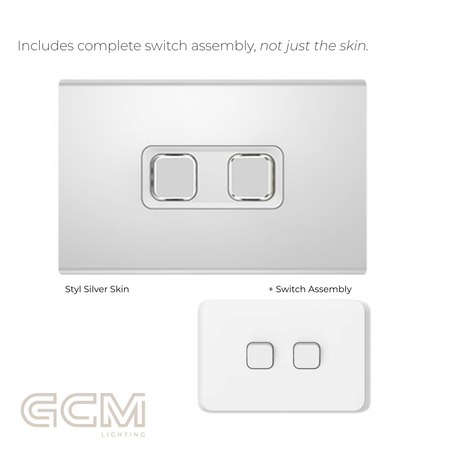 Iconic Switch Collection - Styl Silver
