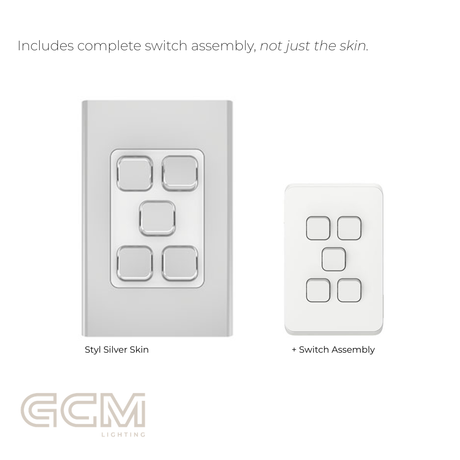Iconic Switch Collection - Styl Silver