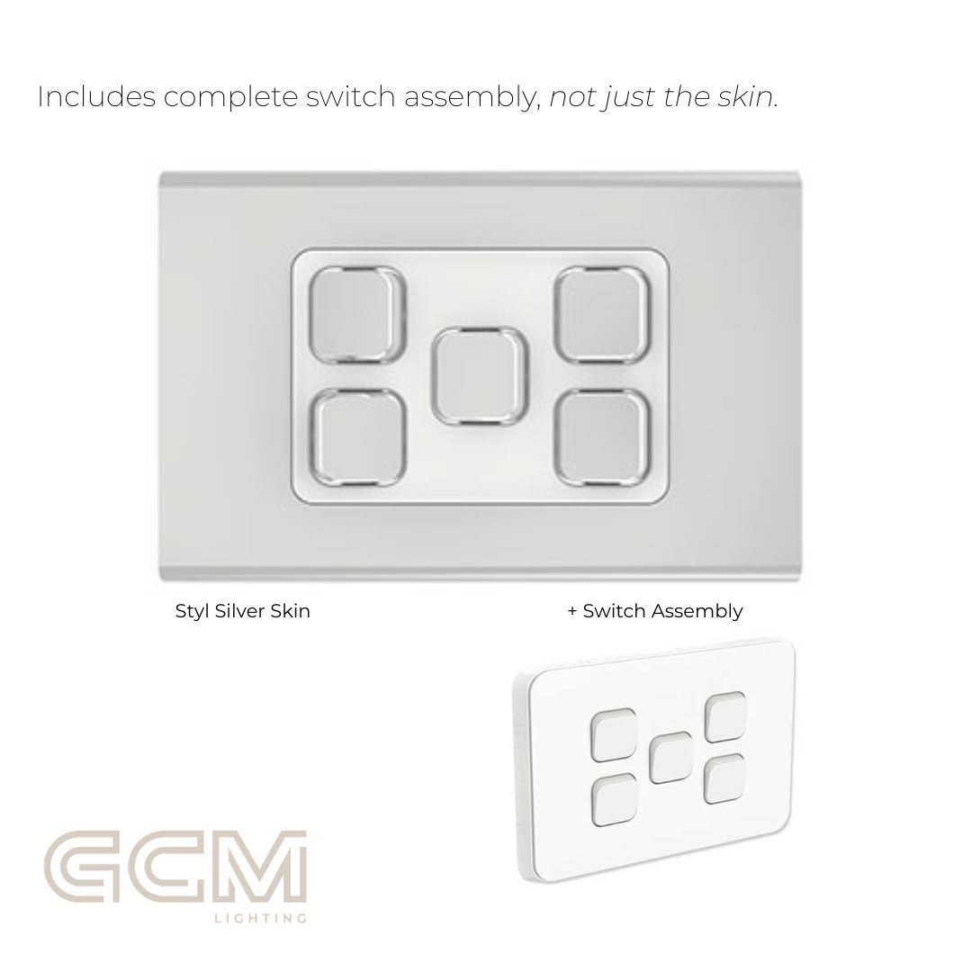 Iconic Switch Collection - Styl Silver