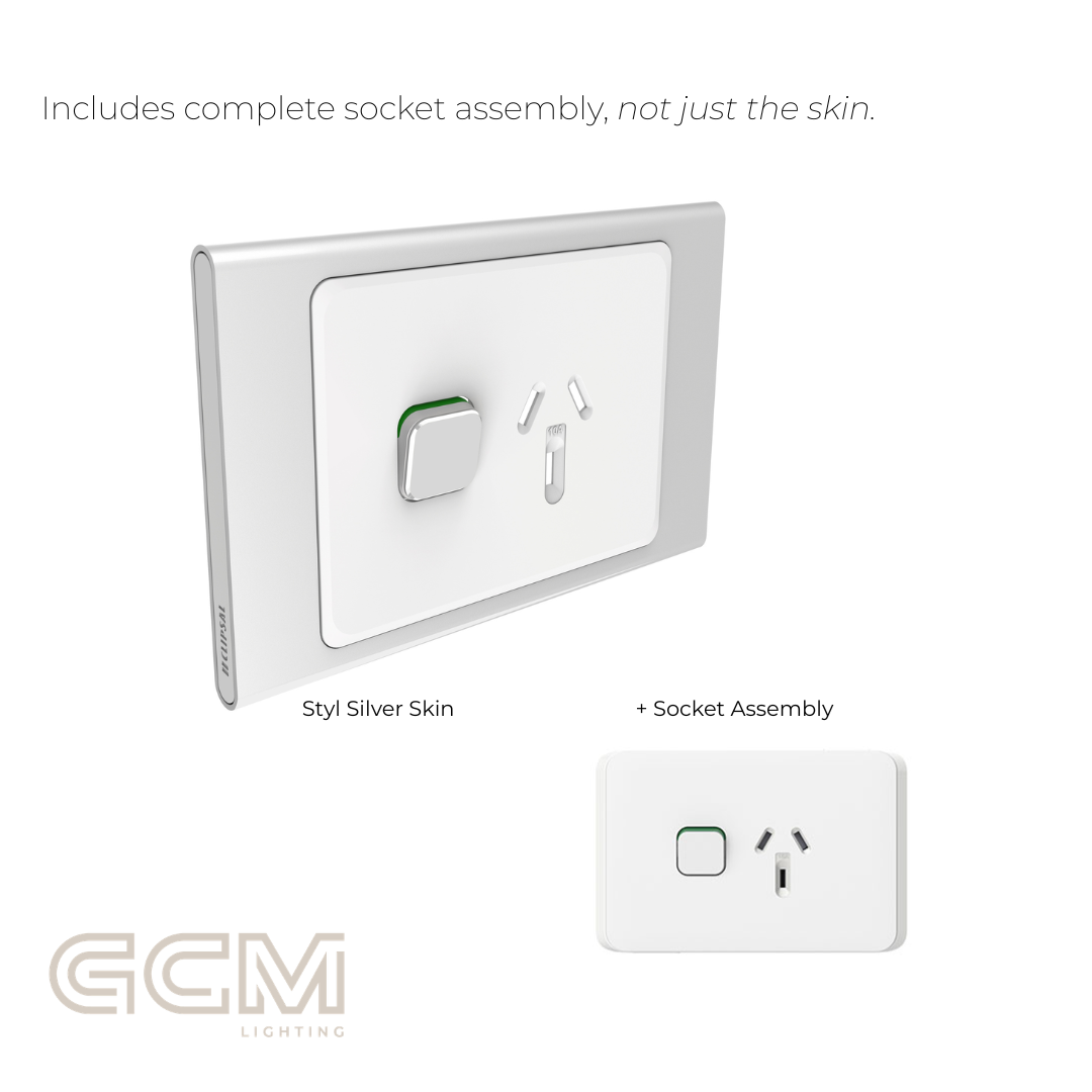 Iconic Socket Collection - Styl Silver