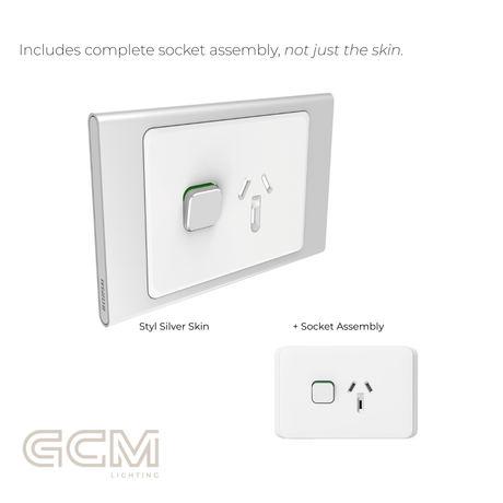 Iconic Socket Collection - Styl Silver