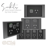 Iconic Socket Collection - Styl Silver Shadow