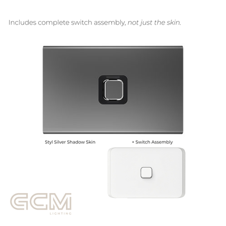 Iconic Switch Collection - Styl Silver Shadow