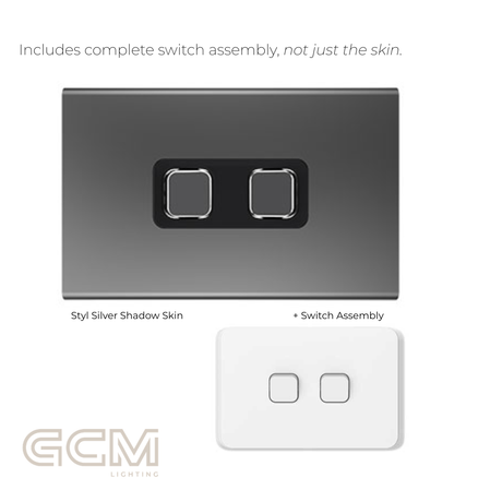 Iconic Switch Collection - Styl Silver Shadow