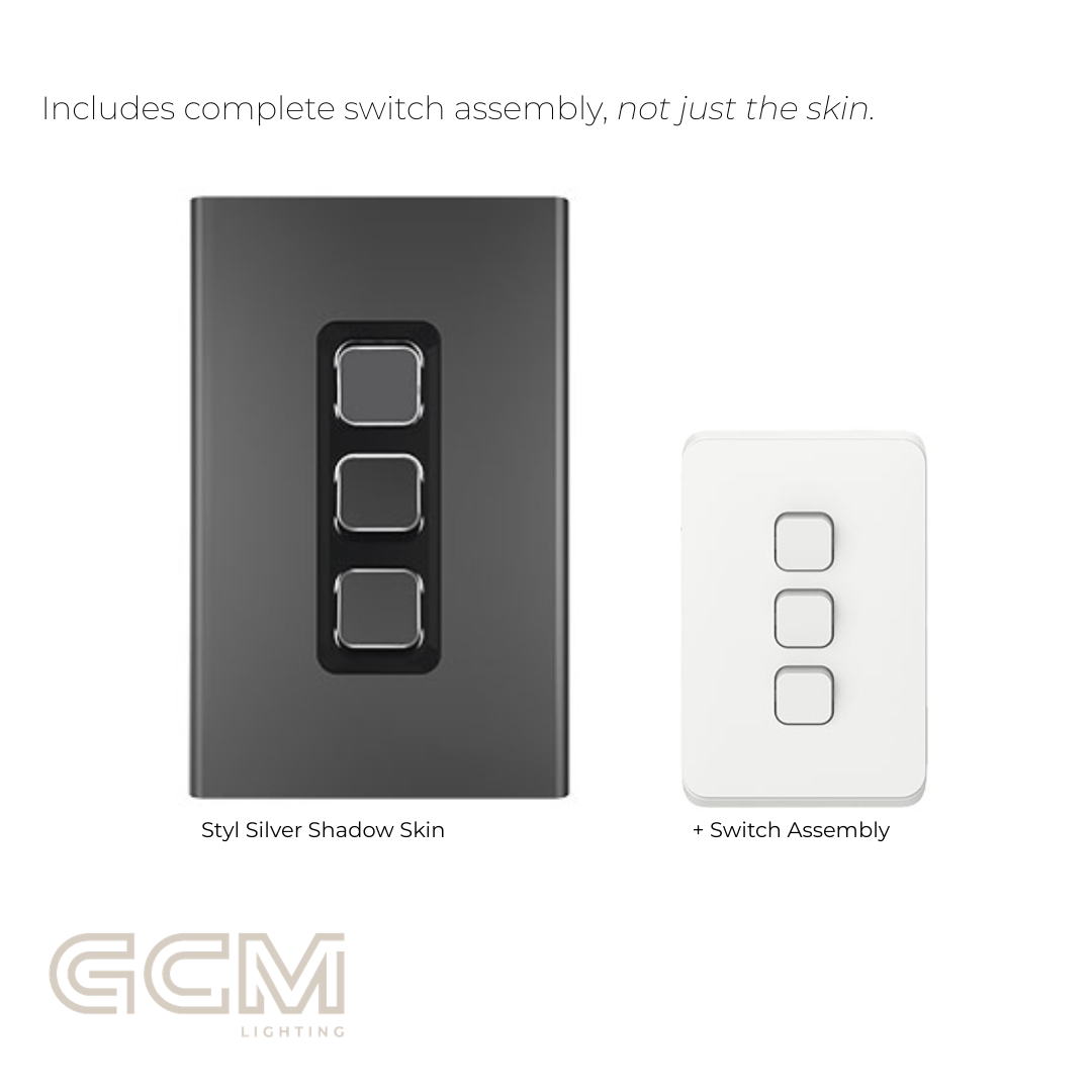 Iconic Switch Collection - Styl Silver Shadow