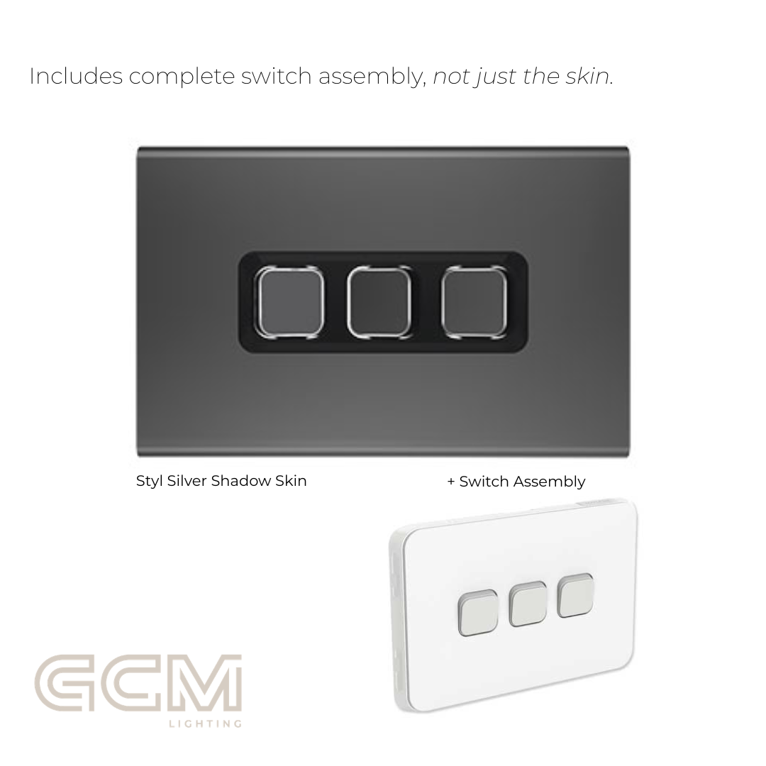 Iconic Switch Collection - Styl Silver Shadow