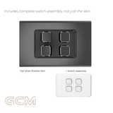 Iconic Switch Collection - Styl Silver Shadow