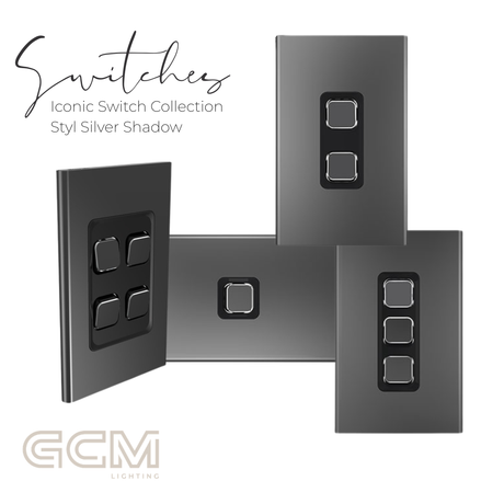 Iconic Switch Collection - Styl Silver Shadow